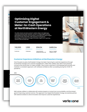 Optimizing Digital Customer Engagement & Meter-to-Cash Operations at NorthWestern Energy and VertexOne, Feature Image